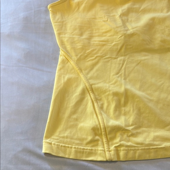 Tuff Athletics Tank Top Yellow Fitted Fitted Bralet Women's - Picture 7 of 11